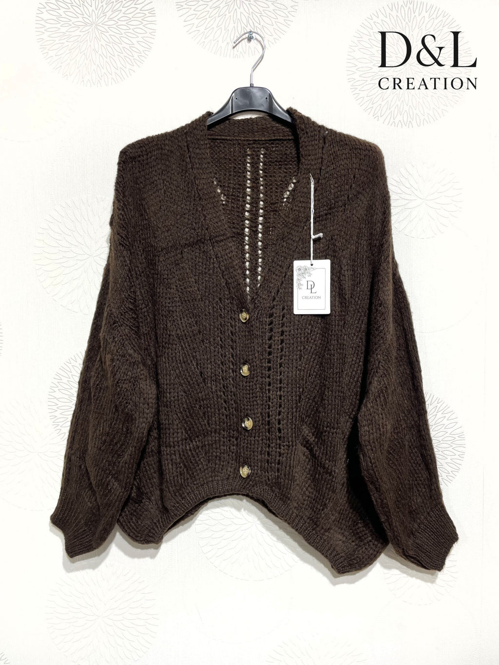 Plus Size Soft buttoned cardigan size 40 to 56