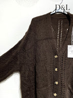 Plus Size Mjuk Knappad Cardigan 40 till 56