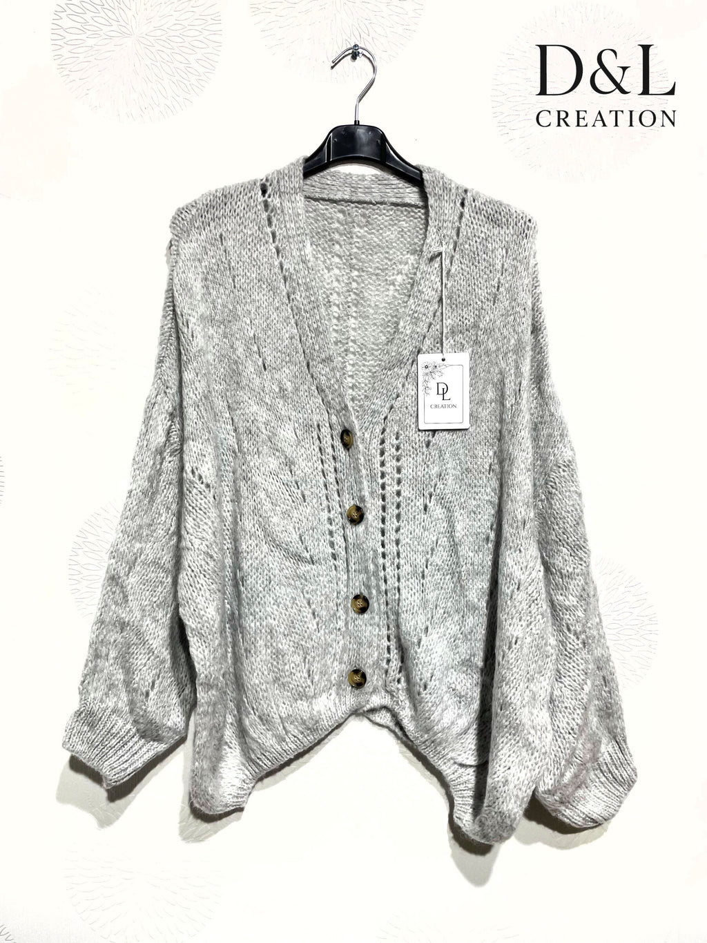 Plus Size Soft buttoned cardigan size 40 to 56