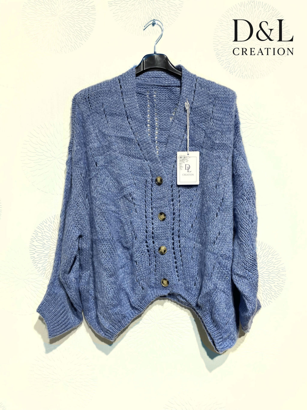 Plus Size Soft buttoned cardigan size 40 to 56