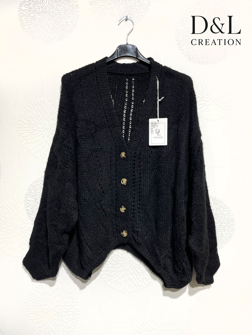 Plus Size Soft buttoned cardigan size 40 to 56