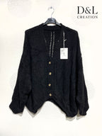 Plus Size Soft buttoned cardigan size 40 to 56