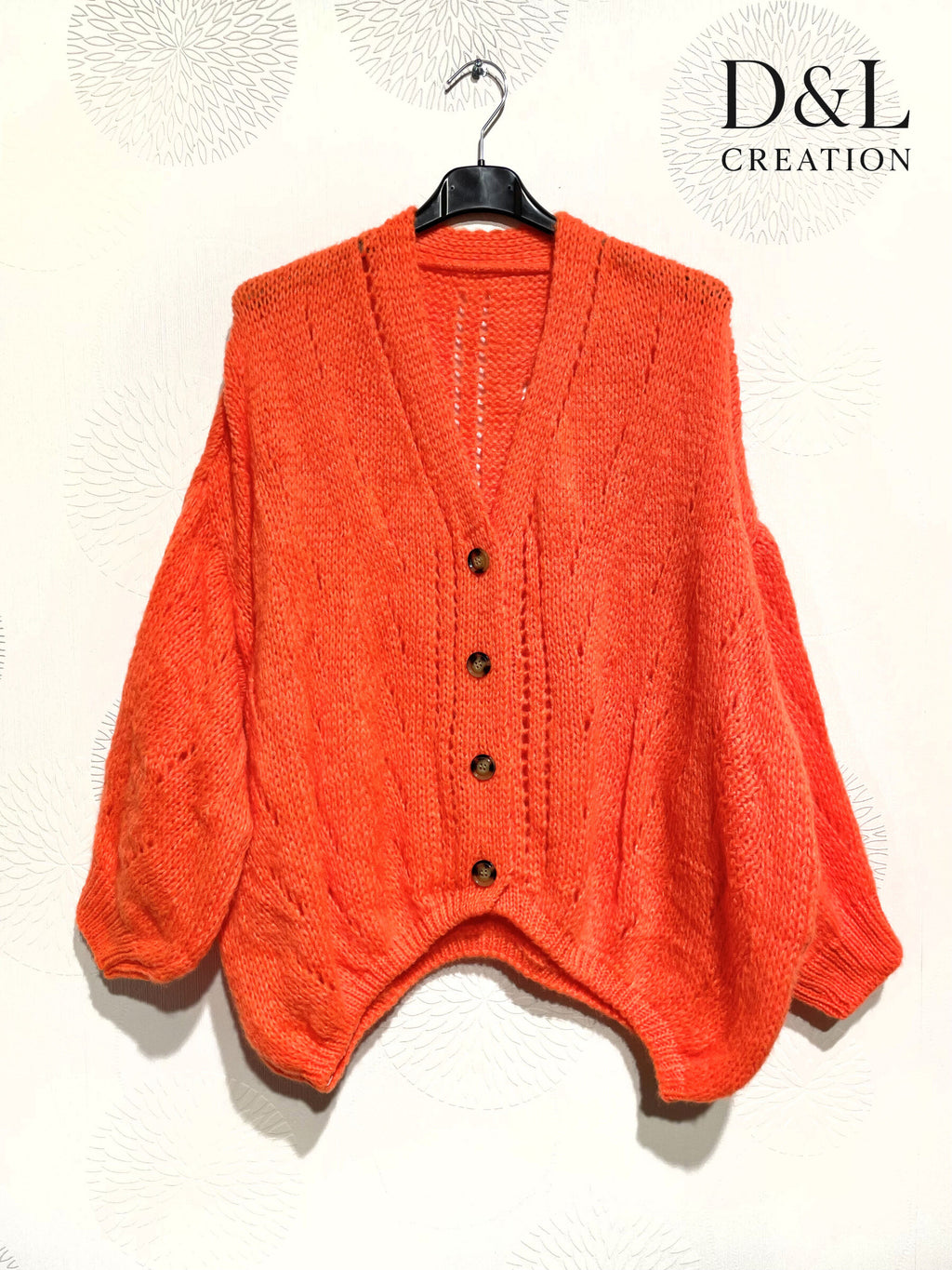 Plus Size Soft buttoned cardigan size 40 to 56