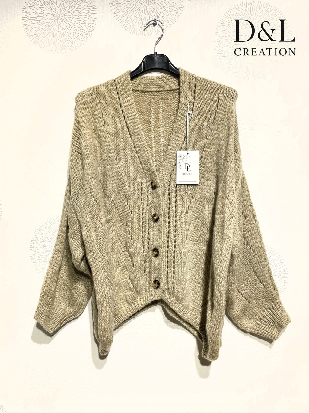 Plus Size Soft buttoned cardigan size 40 to 56