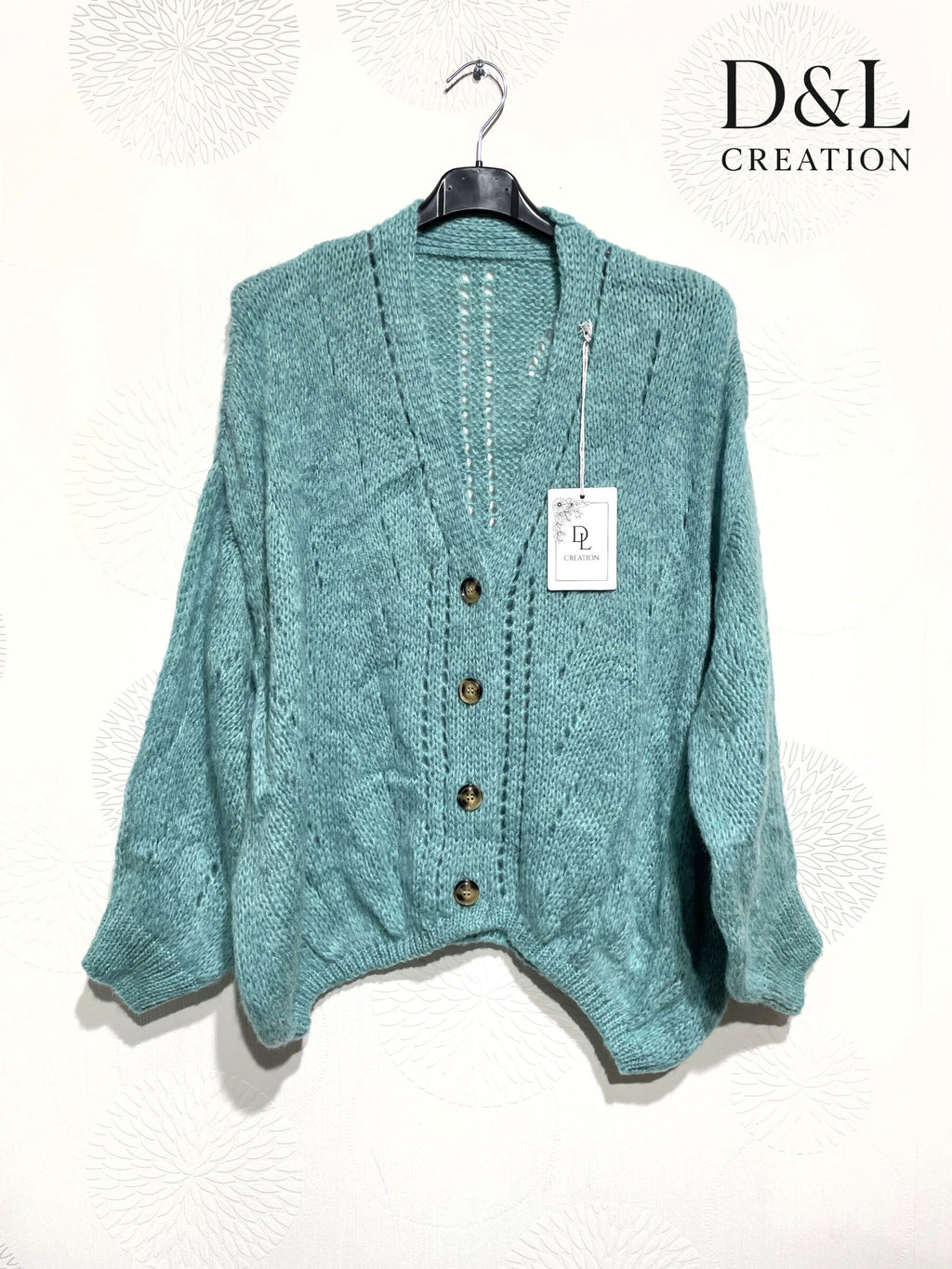 Plus Size Soft buttoned cardigan size 40 to 56