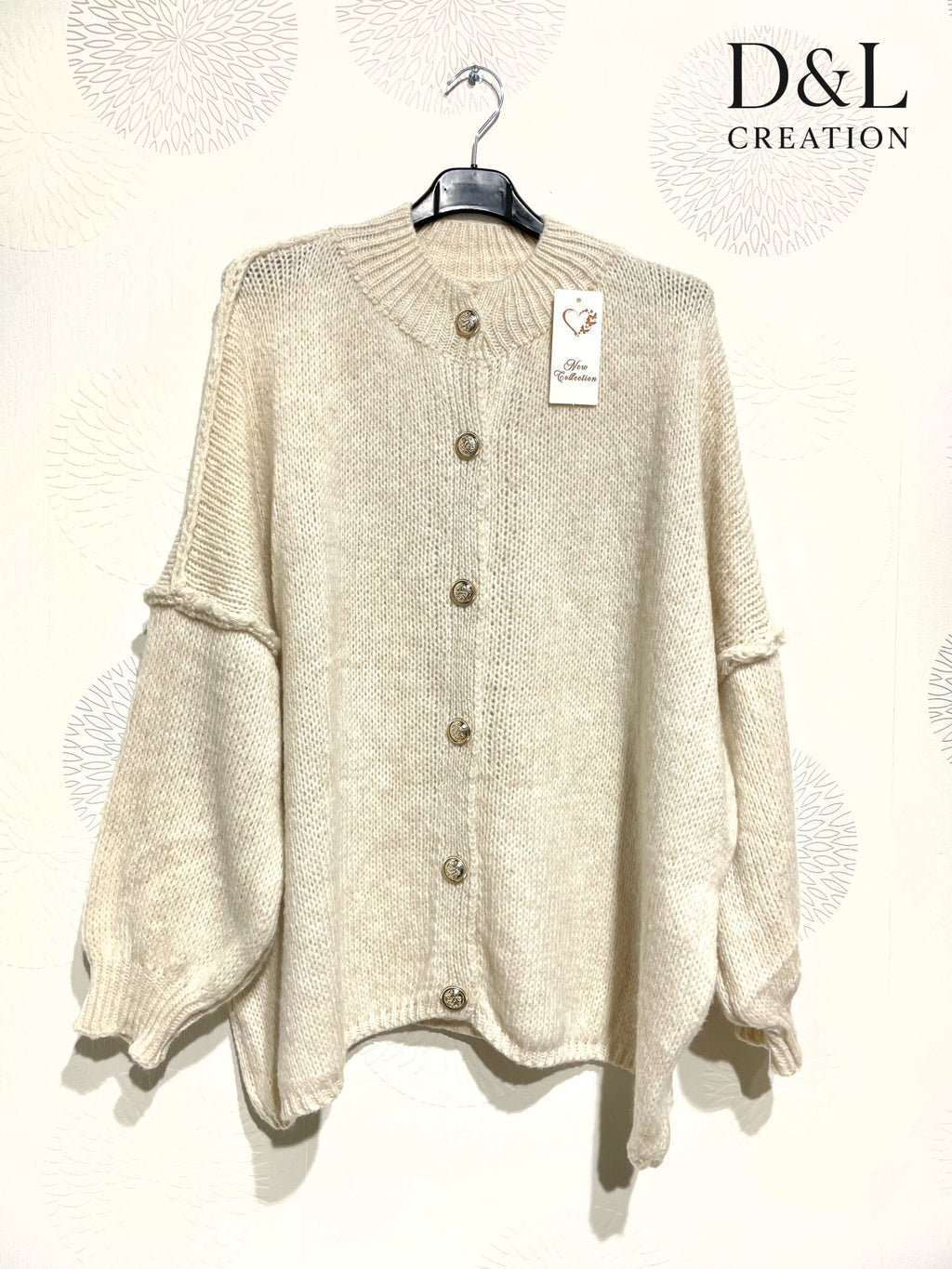 Soft and cozy plus size cardigan T40 to T58 i Stor Storlek
