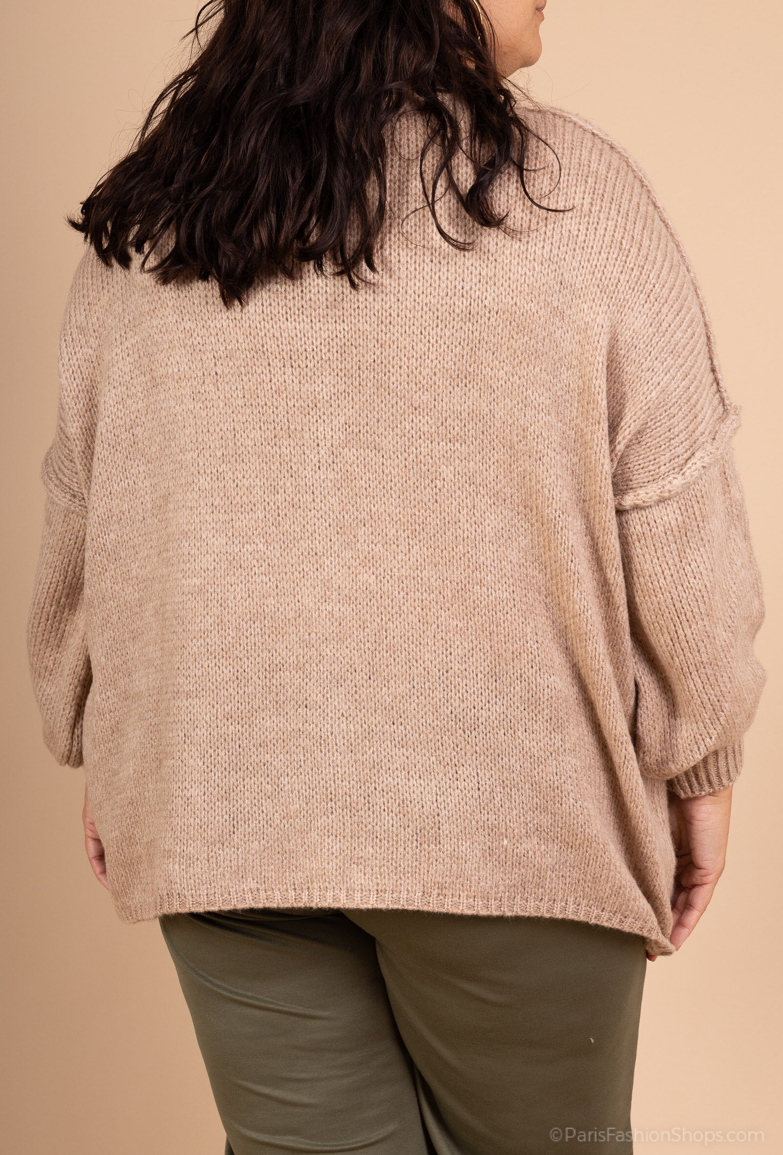 Mjuk och bekväm plus size cardigan T40 till T58