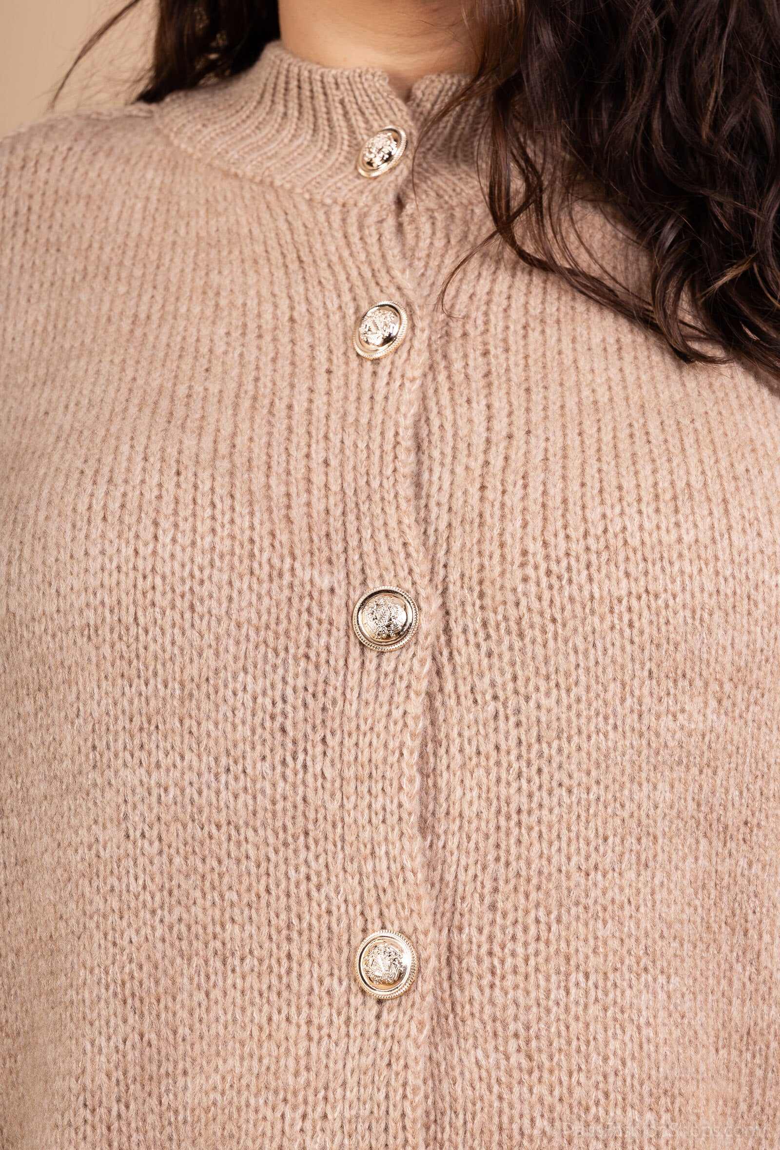 Mjuk och bekväm plus size cardigan T40 till T58