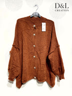 Plus Size Soft and cozy plus size cardigan T40 to T58