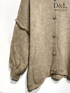 Mjuk och Bekväm Plus Size Cardigan T40 till T58