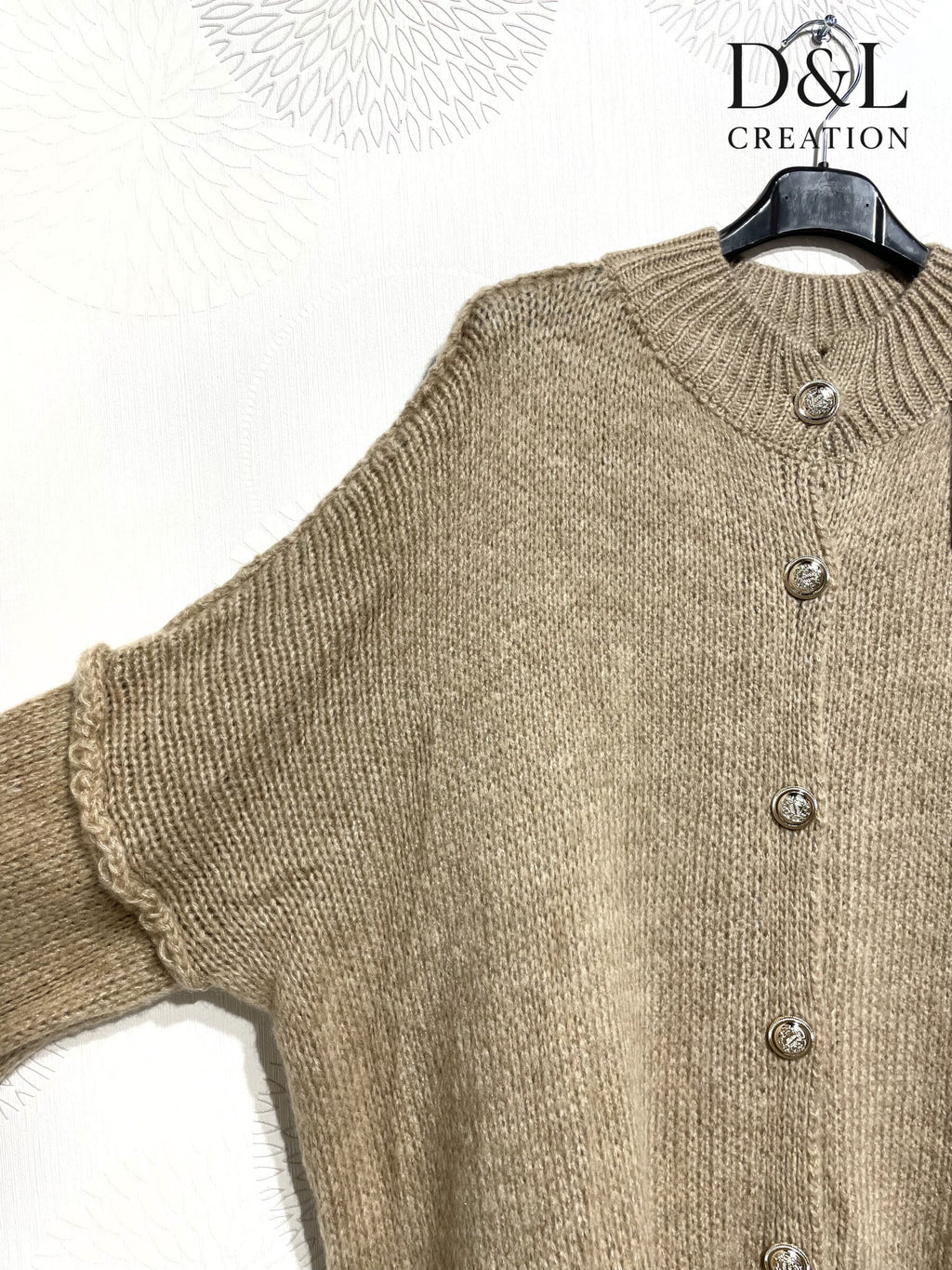 Mjuk och Bekväm Plus Size Cardigan T40 till T58