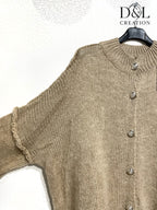 Mjuk och Bekväm Plus Size Cardigan T40 till T58