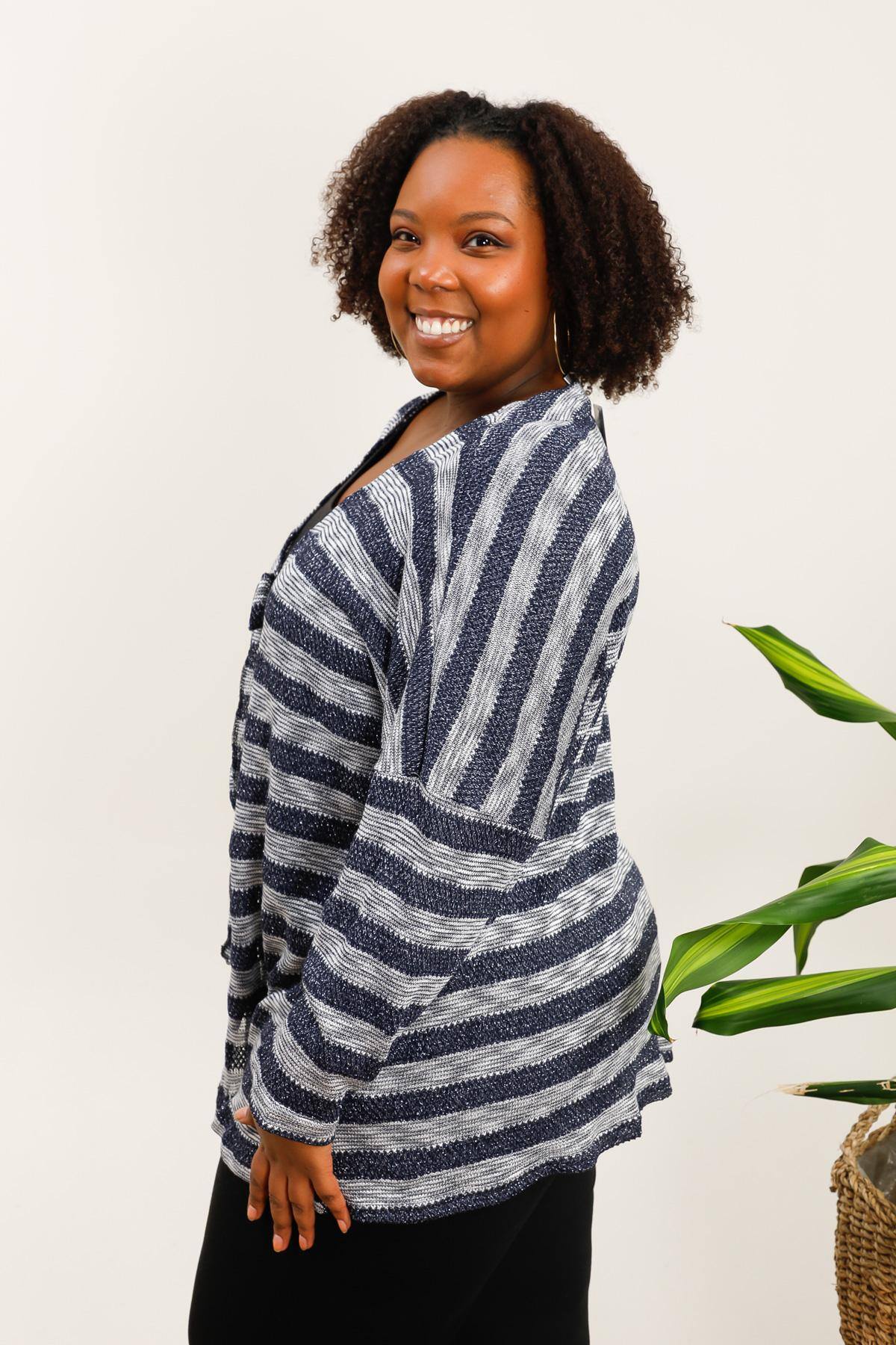 Plus size cardigan i Stor Storlek