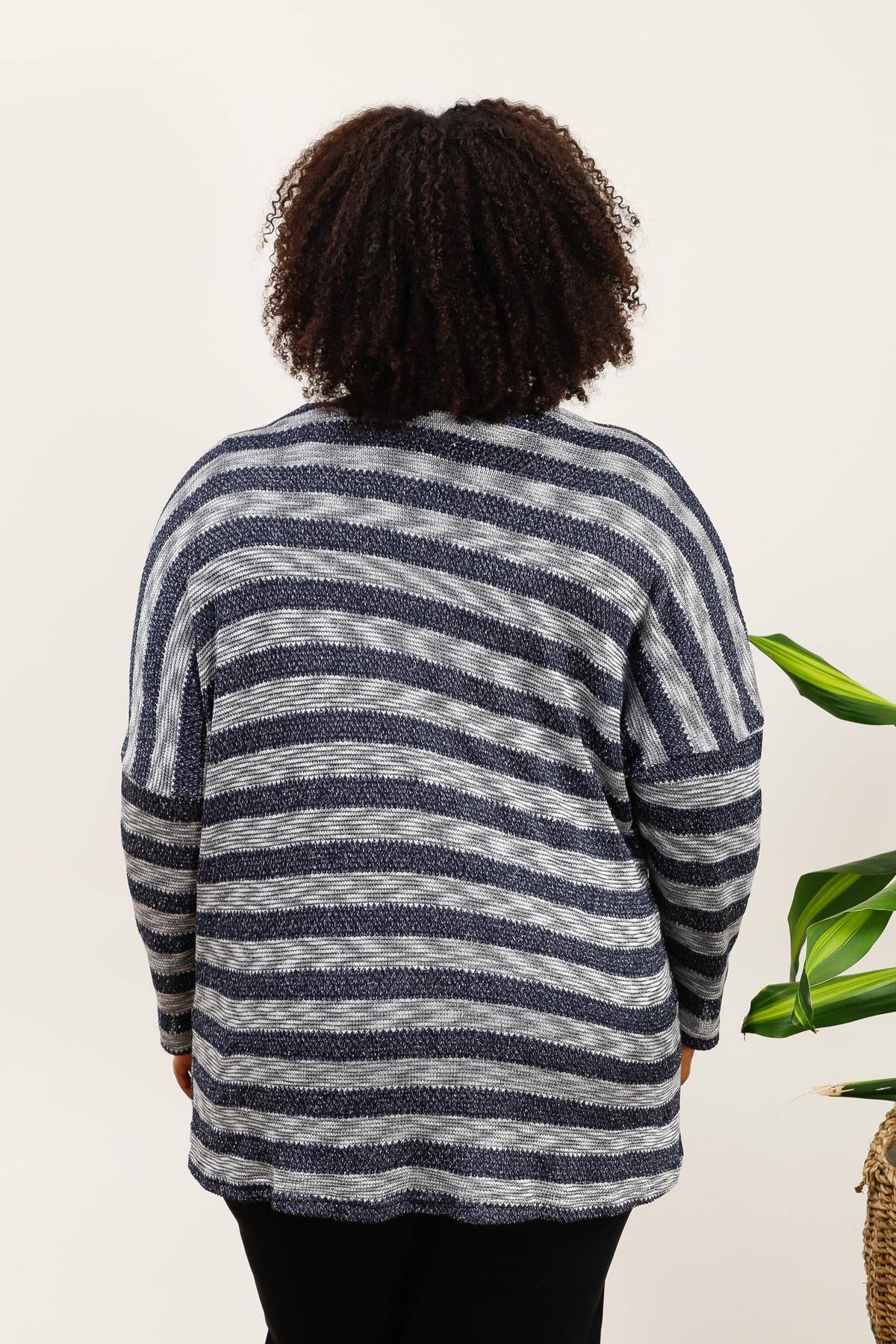 Plus size cardigan i Stor Storlek