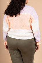 Söt patchwork cardigan i storlekar 8 till 22