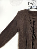 Plus Size Ultra Soft Cardigan med Snören