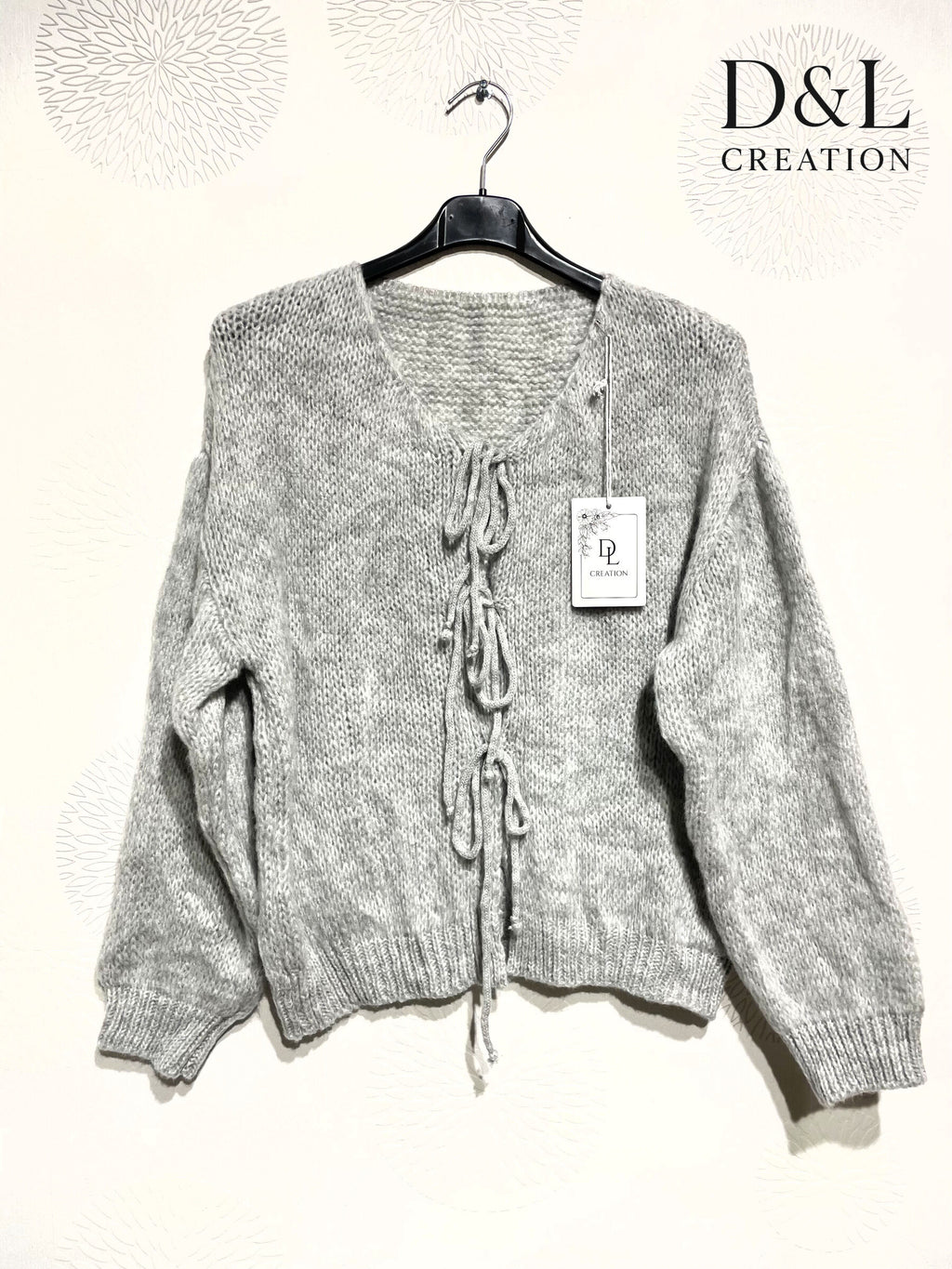 Plus Size Ultra soft cardigan with laces size 38 to 52