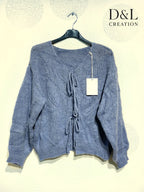 Plus Size Ultra soft cardigan with laces size 38 to 52