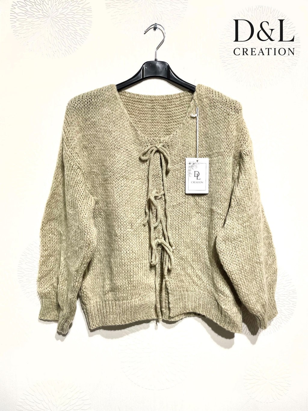 Plus Size Ultra soft cardigan with laces size 38 to 52
