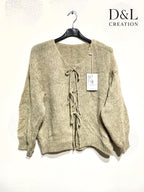 Plus Size Ultra soft cardigan with laces size 38 to 52