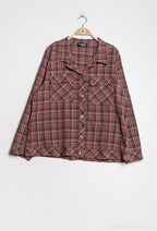 Checkered shirt i Plus Size