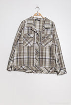 Checkered shirt i Plus Size