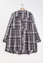 Plus Size Checkered shirt