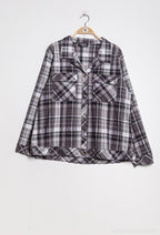 Checkered shirt i Plus Size