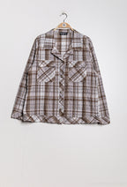 Checkered shirt i Plus Size