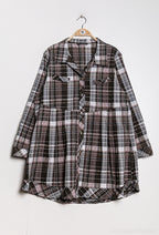 Plus Size Checkered shirt