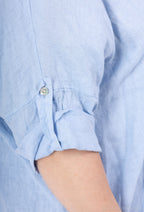 Plus Size United Linen Buttoned Shirt T40-T58