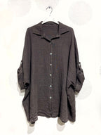 Plus Size United Linen buttoned shirt T40 at T58