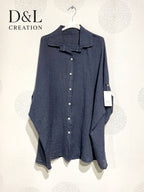 Plus Size United Linen buttoned shirt T40 at T58