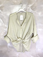 Plus Size Cotton Voile Skjorta