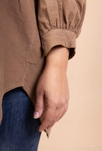 Plus size velvet shirt 100% cotton sizes T40 to T58 i Stor Storlek