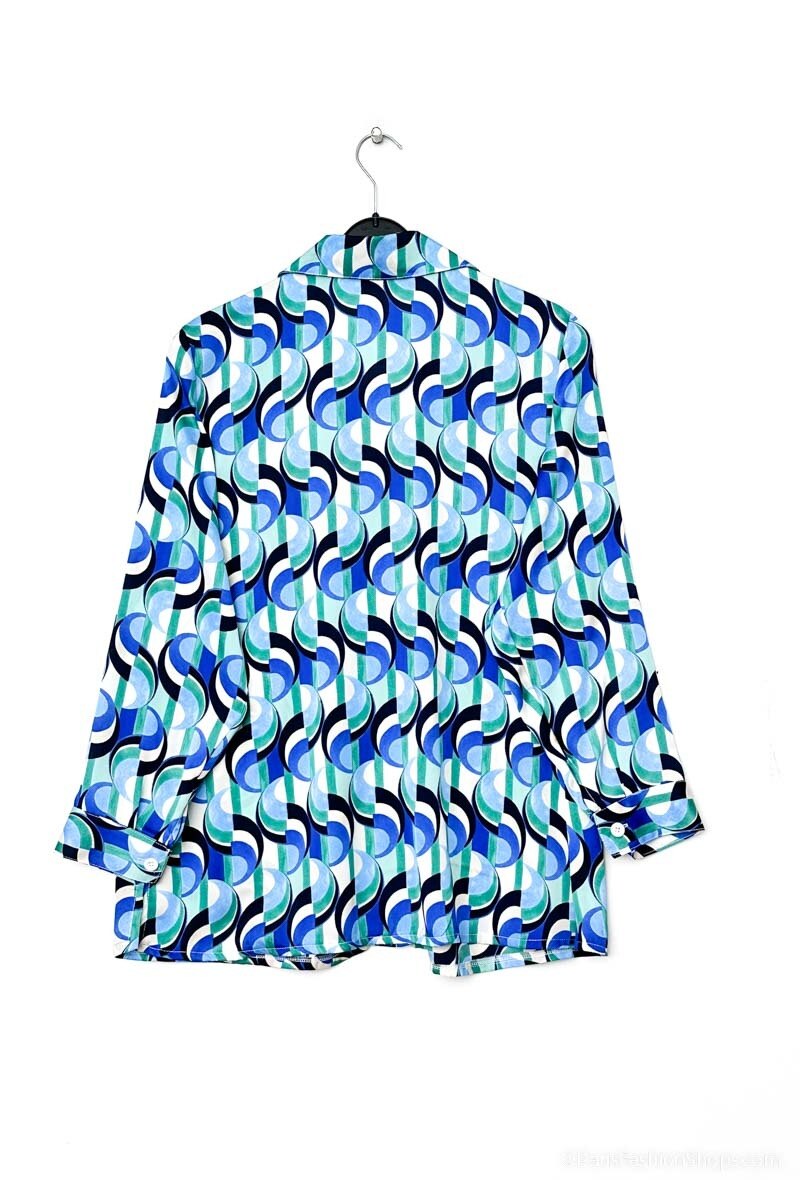 Plus Size Tryckta Skjortor