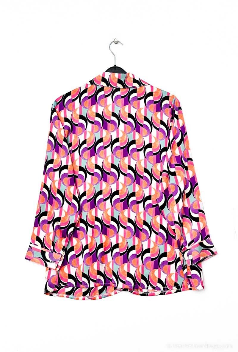 Plus Size Tryckta Skjortor