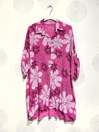 Plus Size Marguerite Blommig Skjorta