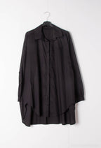 Plus Size Lång Poplin Skjorta