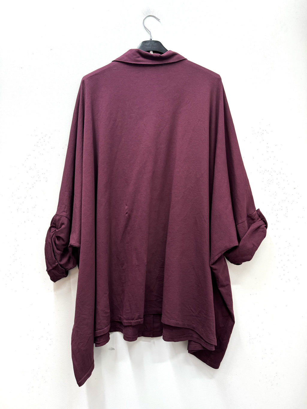 Oversized Skjorta med Tre Pin i Plus Size
