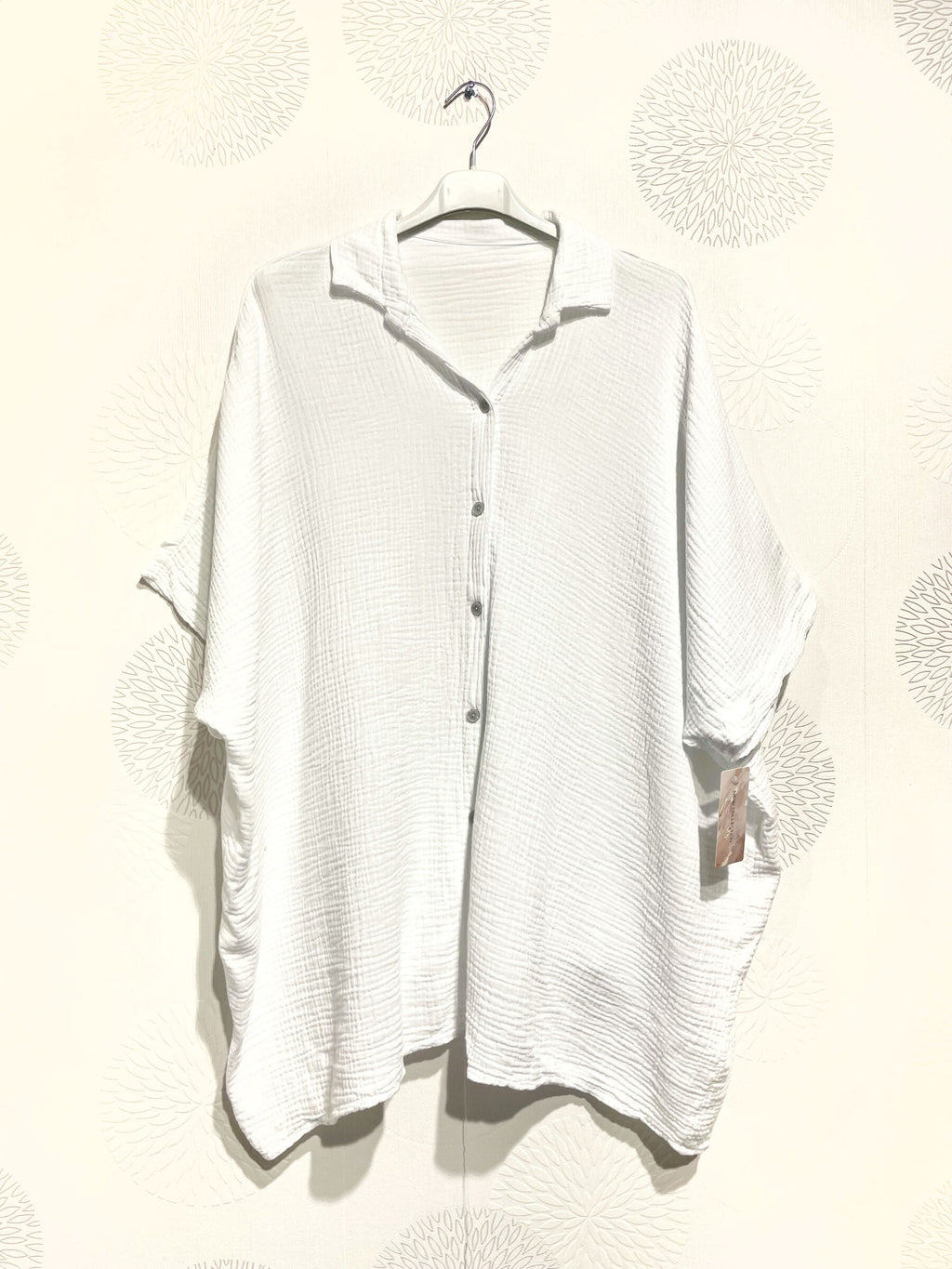 Plus Size Plus size shirt in double cotton gauze T38 in T66
