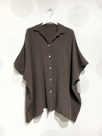 Plus Size Skjorta i Dubbel Bomullsgaze T38 till T66