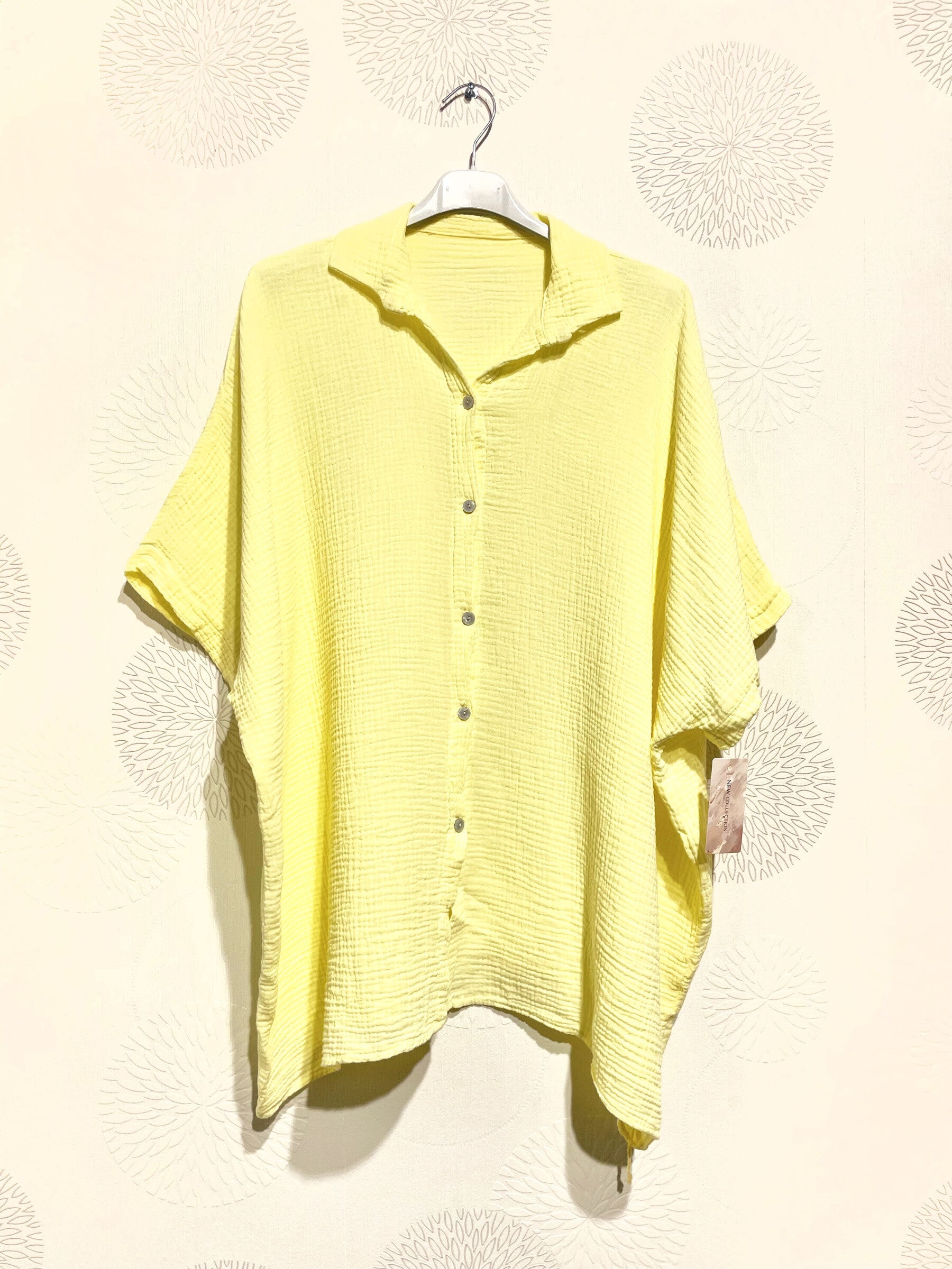 Plus Size Plus size shirt in double cotton gauze T38 in T66