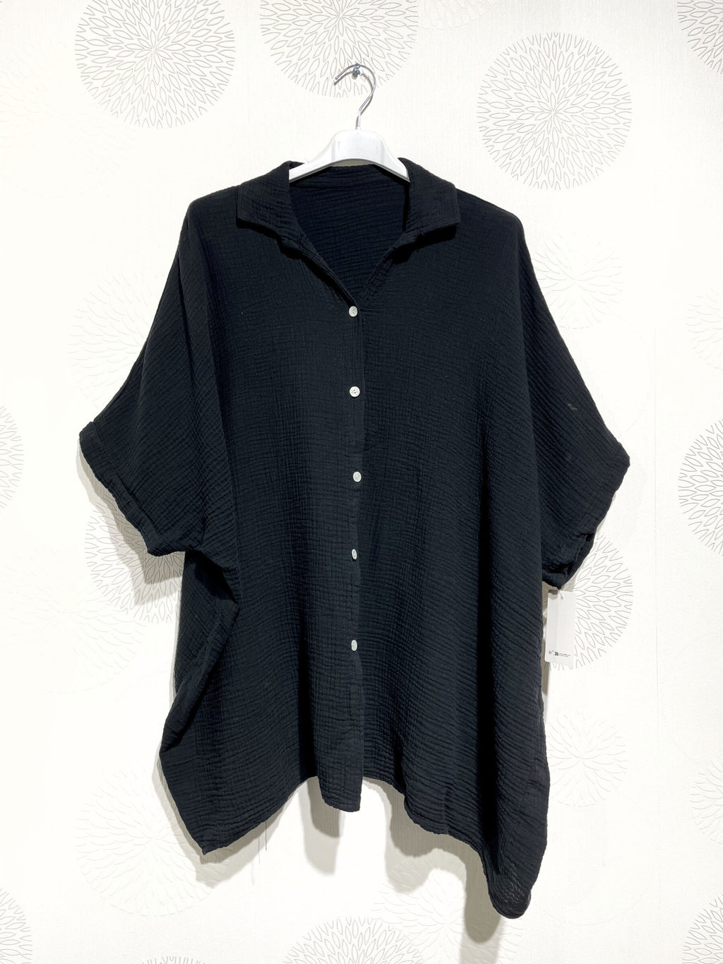 Plus Size Plus size shirt in double cotton gauze T38 in T66