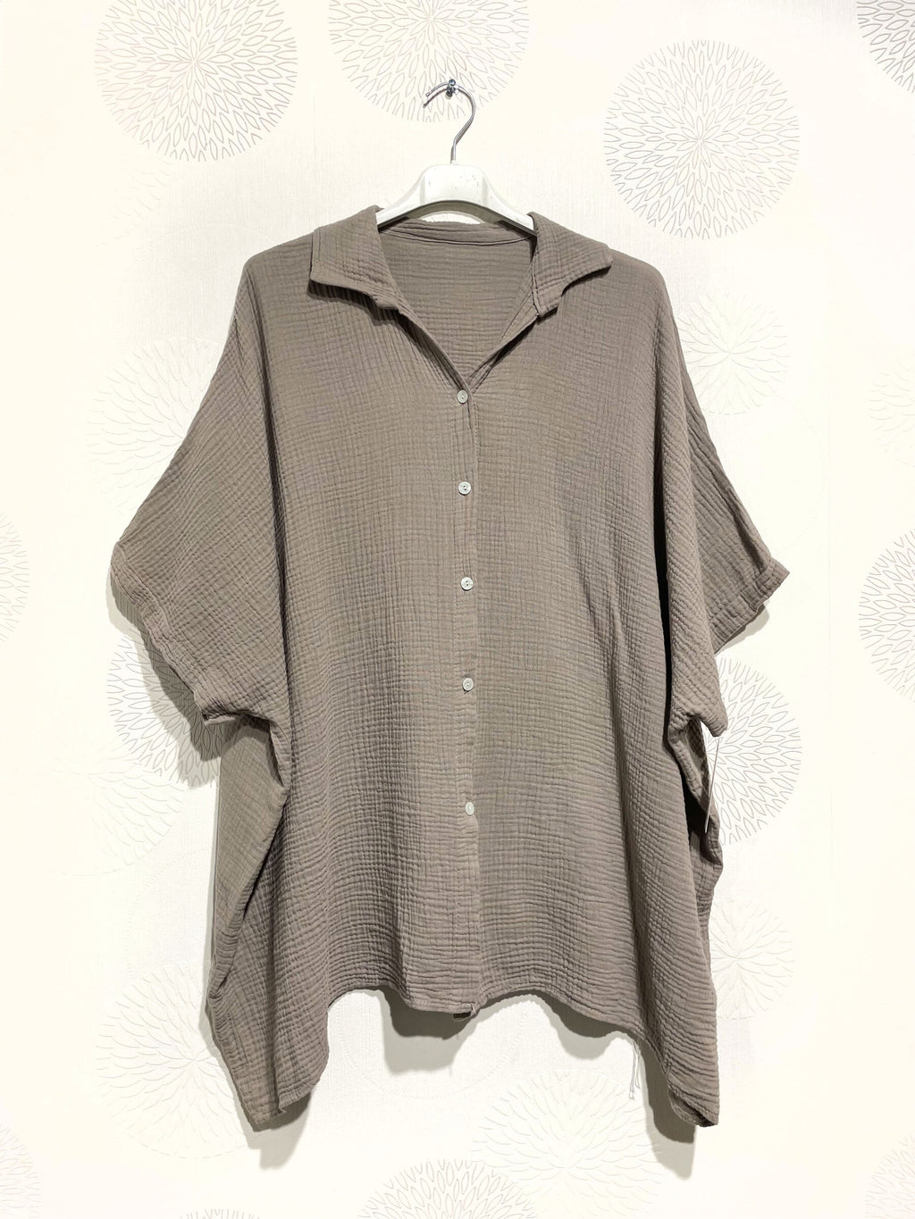 Plus Size Plus size shirt in double cotton gauze T38 in T66