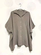 Plus Size Plus size shirt in double cotton gauze T38 in T66