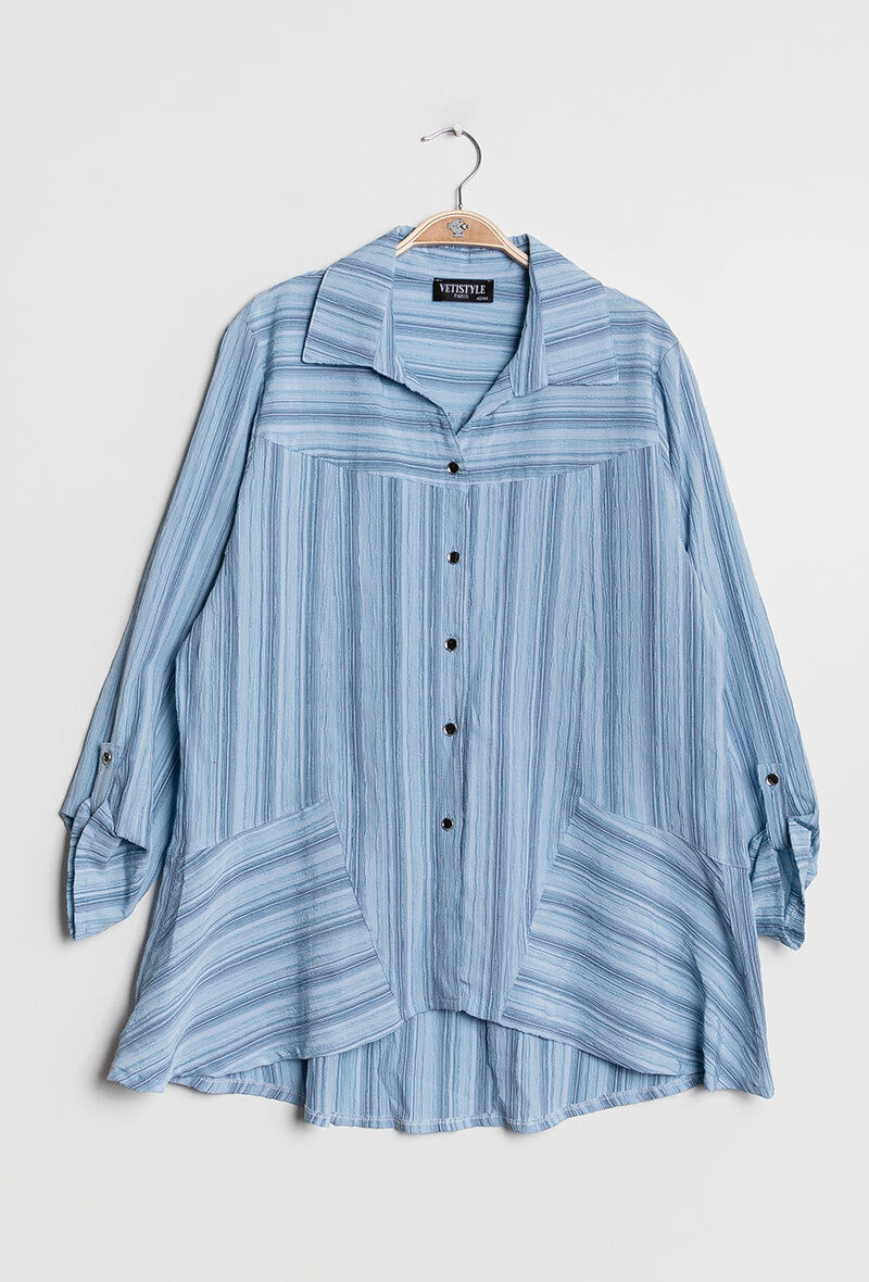 Plus Size Striped shirt