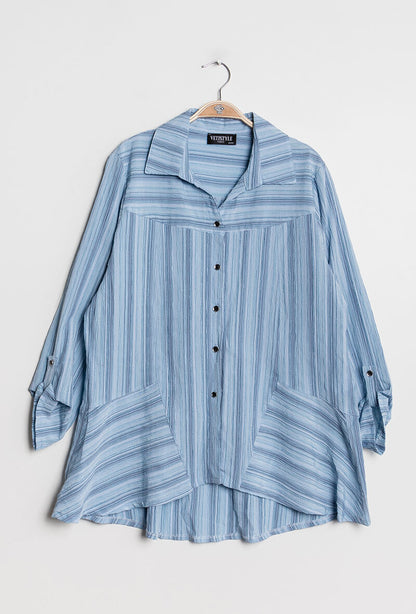 Plus Size Striped shirt