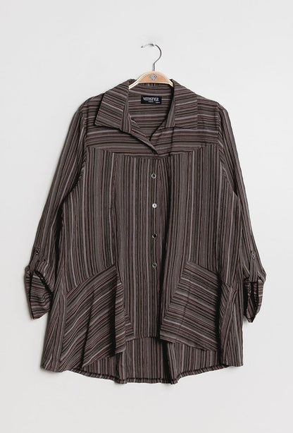 Plus Size Striped shirt
