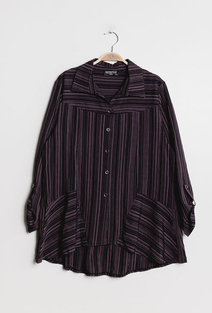 Plus Size Striped shirt
